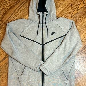 Nike Black and Red Label Hoodie